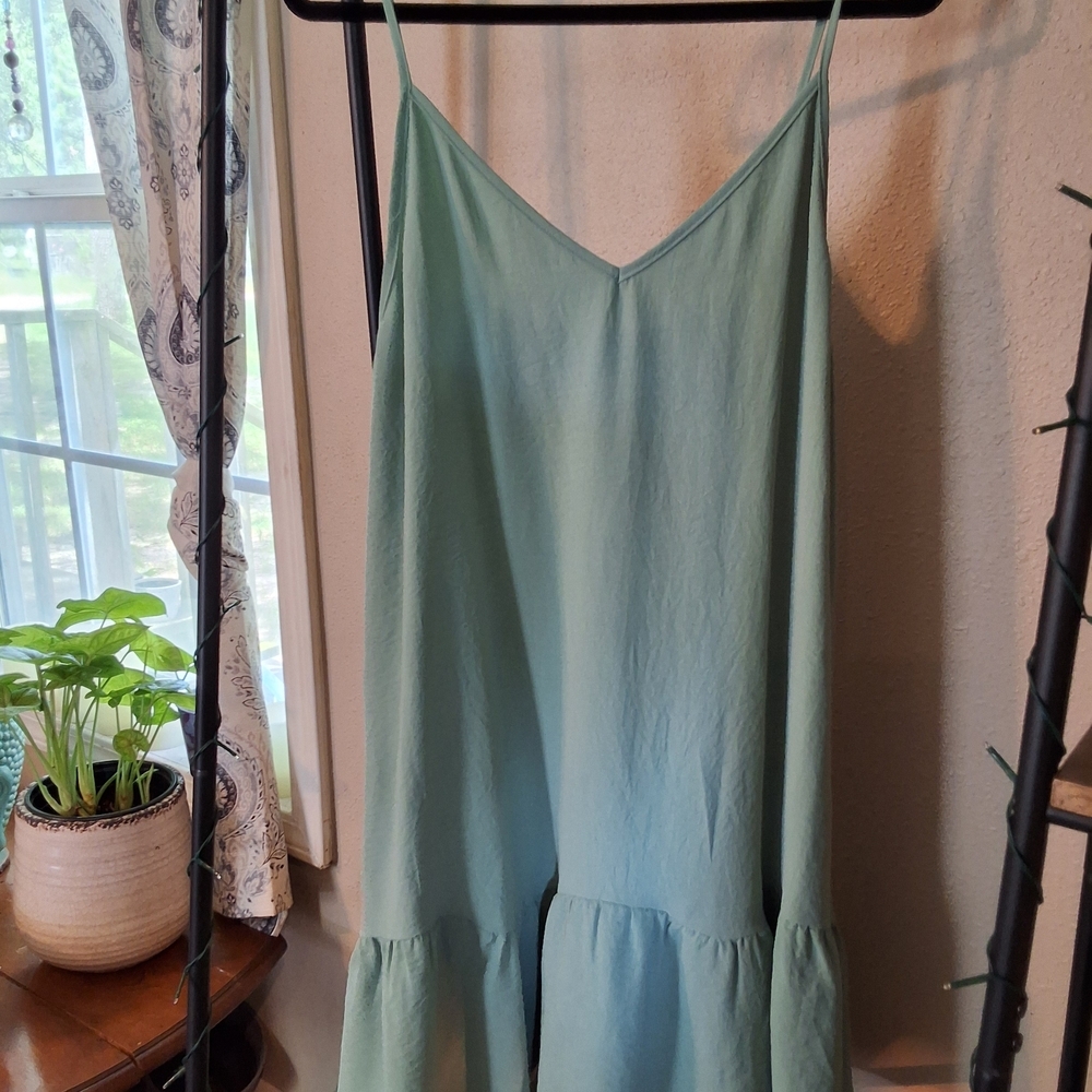 Light Green Beachy Cover Dress